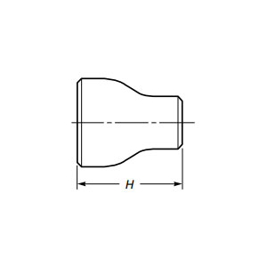 Приварной концентрический переходник