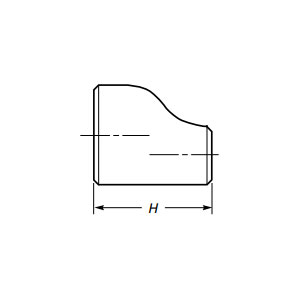 Приварной эксцентрический переходник