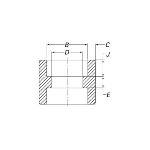 Кованая резьбовая муфта